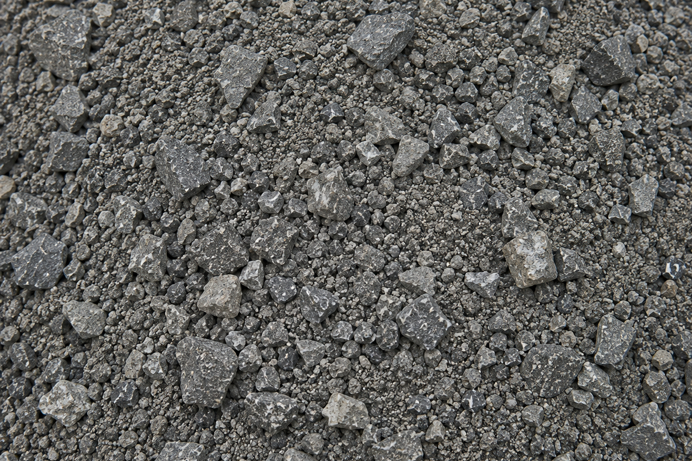 Crushed rock